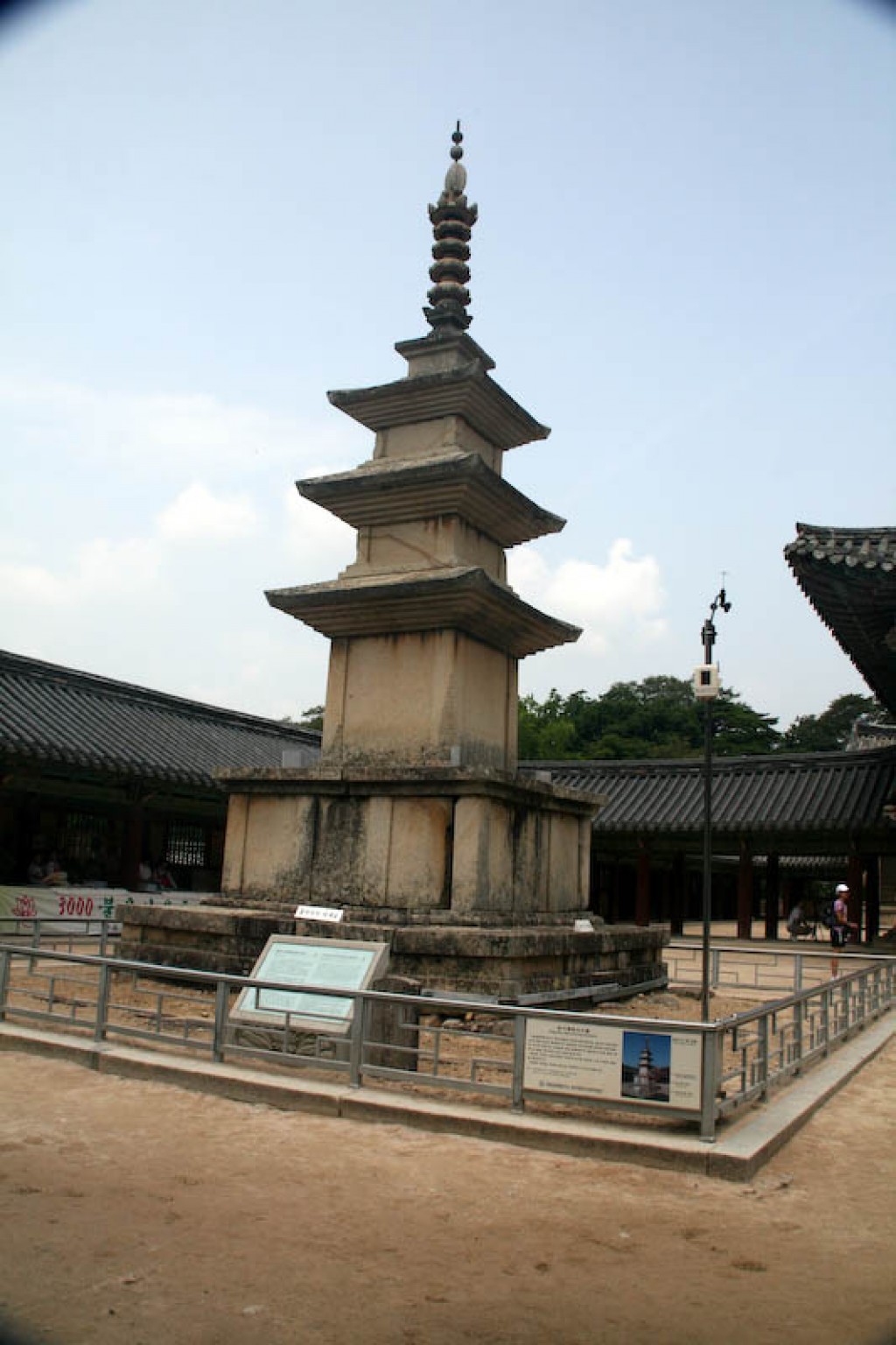 Seokgatap Pagoda, a national treasure that survived Japanese vandalism.